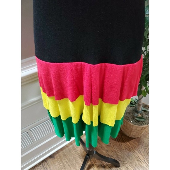 Shoreline Women Multicolor Polyester Off the Shoulder Knee Length Dress Size 30 - Picture 3 of 11